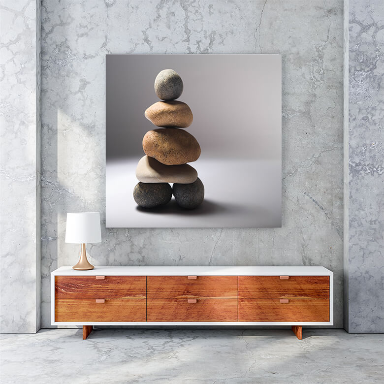 M1 0003 Print Panormic 0023 9906624 stack of balanced pebbles AOAY1365