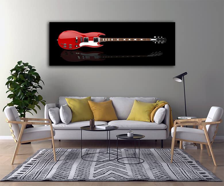 M2 0011 Mockups Panoramic 0015 19987368 solid red metallic guitar AOAY1387