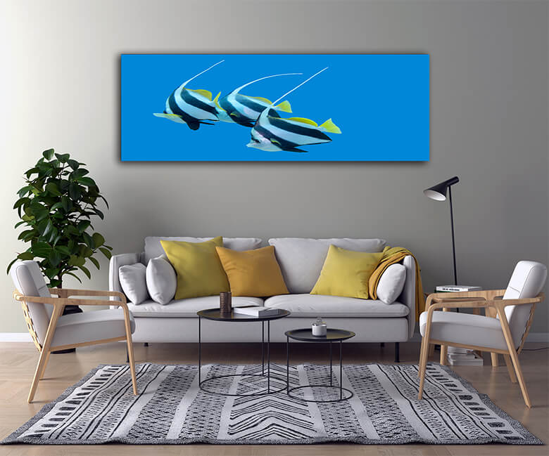 M2 0019 Mockups Panoramic 0018 18458860 bannerfishes in tropical sea underwater AOAY1384