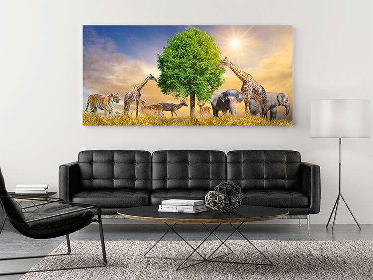 M3 0003 Mockups Panoramic 0009 29118432 large group of african safari animals wildlife conservation AOAY1397