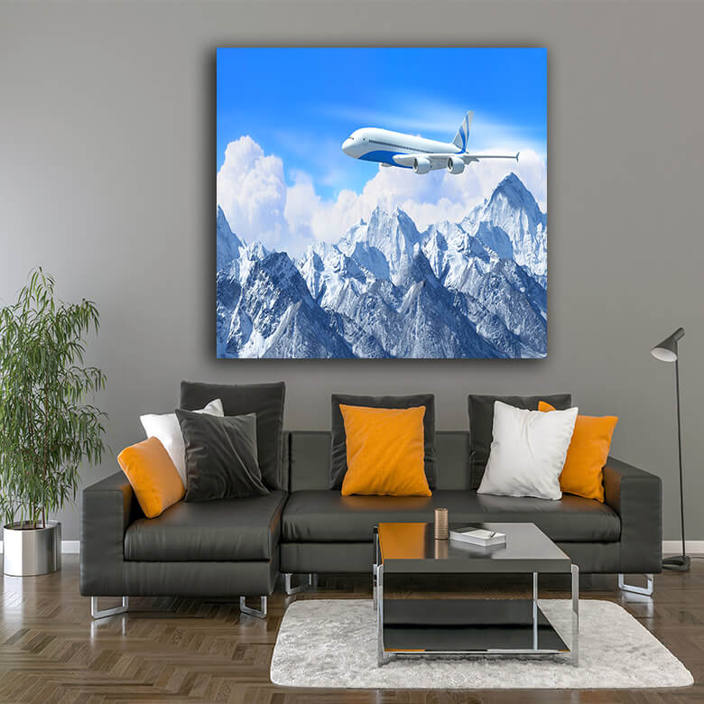 M4 Mockups 0007 Mockup Portriate 0017 PRINT Panoramic 0031 7181096 white passenger plane above the mountains AOAY1294
