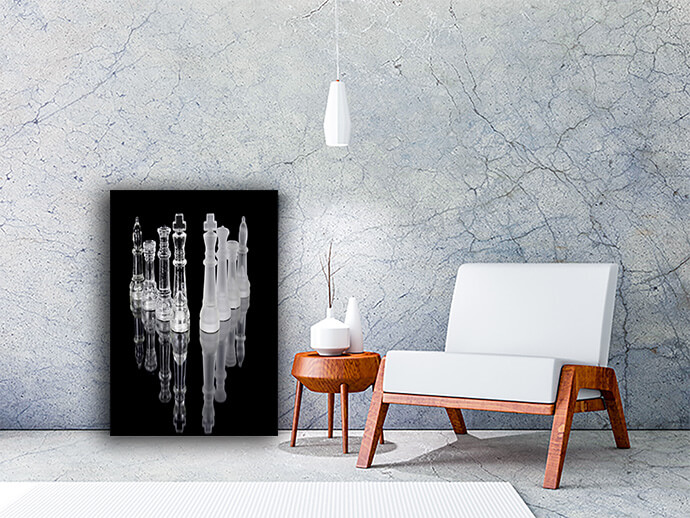 2m2 0029 2Mockup P 0017 Print Panormaic 0026 4025277 chess pieces isolated on black background beautiful reflection AOAY