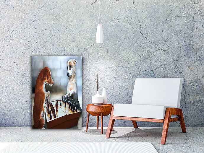 M1 0003 ML 0012 PRINT 0022 13872644 chess dogs AOAY1447