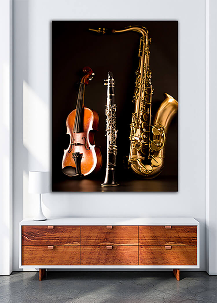 M1 0019 MOCKUP Portriate 0012 Print 0012 8054864 music sax tenor saxophone violin and clarinet AOAY1359