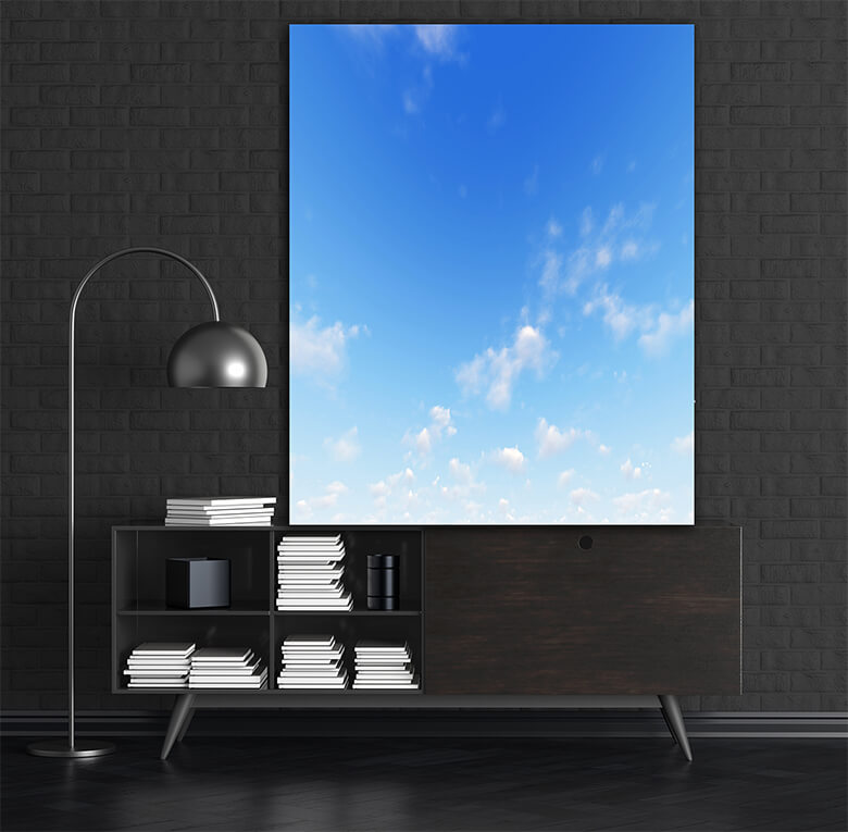 M1 0026 MOCKUPs 0004 PRINT LANDSCAPE 0036 22877760 cloudy blue sky abstract AOAY1589