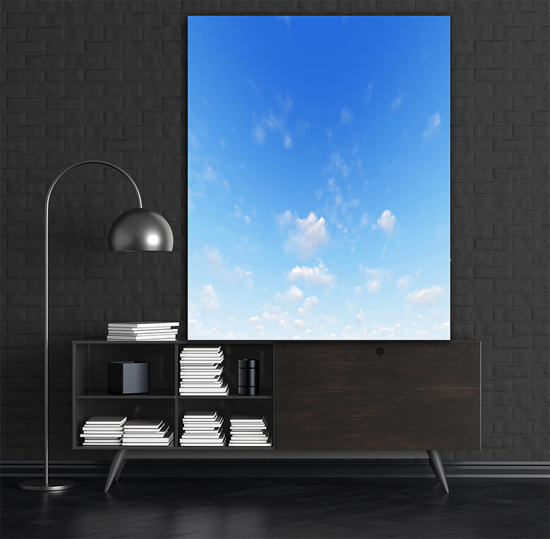 M1 0027 MOCKUPs 0005 PRINT LANDSCAPE 0035 22877762 cloudy blue sky background AOAY1590
