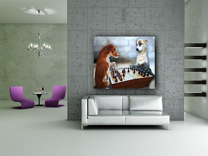 M2 0003 ML 0012 PRINT 0022 13872644 chess dogs AOAY1447