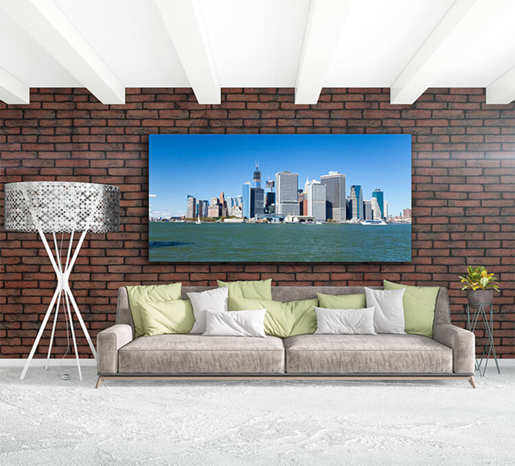 M3 0006 MOCKUP 0011 PRINT PANORAMIC 0010 9121256 new york city downtown skyline AOAY1613