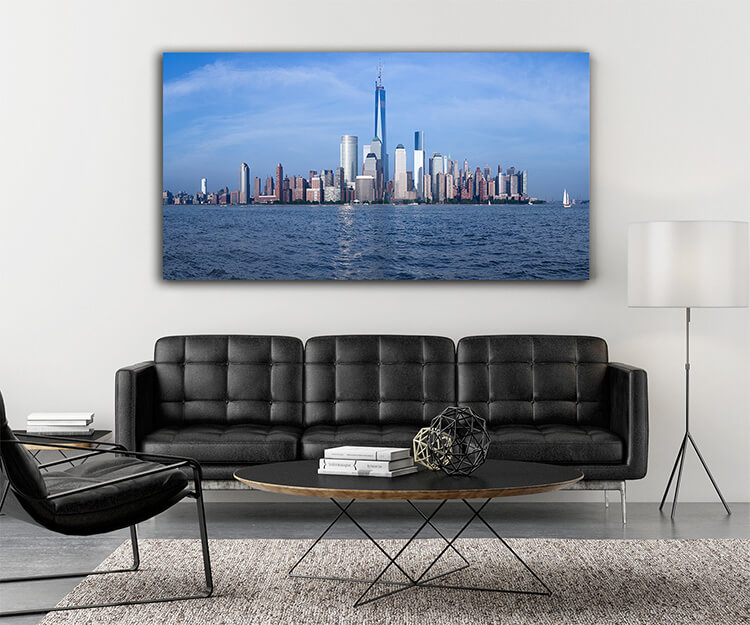 M4 0002 MOCKUP 0008 PRINT PANORAMIC 0013 4388021 panorama of lower manhattan at dusk AOAY1610