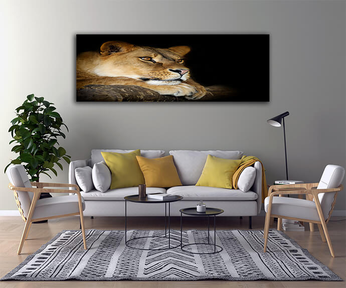 M2 0022 MOCKups 0006 Print Landscape 0012 22675756 lion on dark AOAY1707