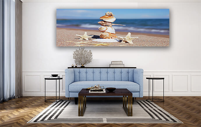 M2 0002 MOCKUP LAND 0001 32274360 sea shells and starfish on the beach sandy beach sea AOAY1549