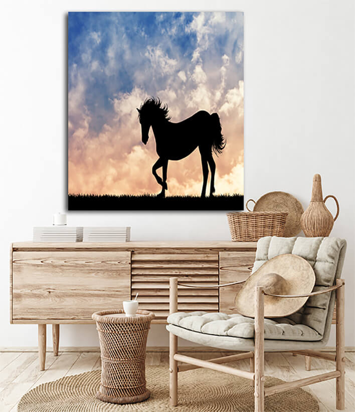 M1 0017 MOCKUP 0018 22913332 horse silhouette at sunset AOAY2211