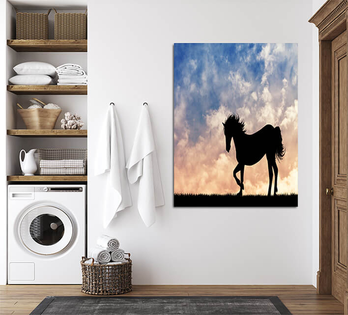 M2 0036 MOCKUP 0018 22913332 horse silhouette at sunset AOAY2211