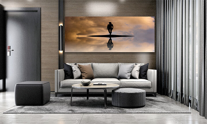 11 0055 ML 0026 24884086 woman on the island reflection in the water AOAY2450