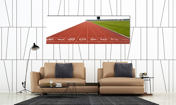M10 0029 ML 0039 4518568 isolated running track numbers in front of tracks AOAY2602