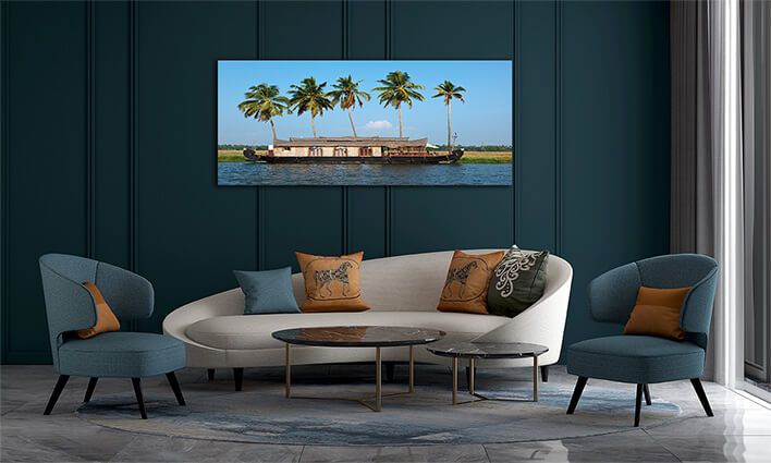 M1 0040 MOCKUPs 0051 4232978 houseboat on kerala backwaters india AOAY1998