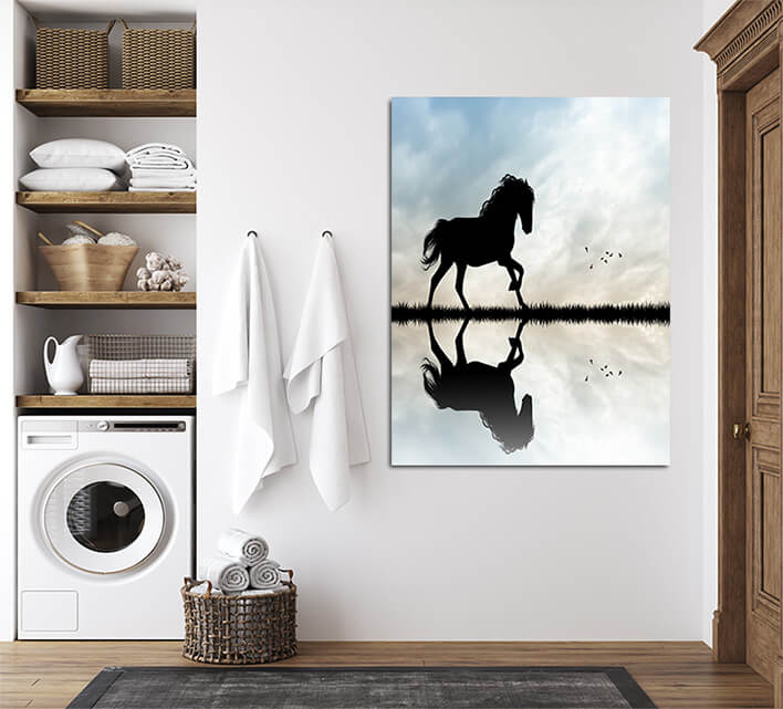 M2 0014 MOCKUP 0022 22870886 horse gallop at sunset AOAY2207