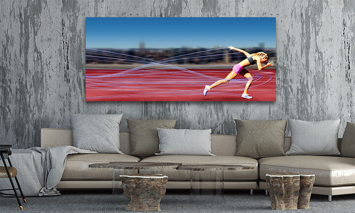 M2 0052 MP 0006 29224672 composite image of sporty woman running AOAY1939