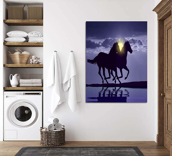 M2 0064 MOCKUP 0060 8491024 horses running at sunset with water reflection AOAY2169