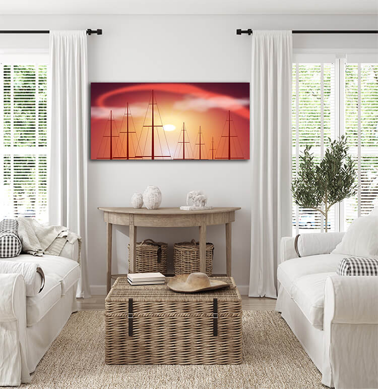 M3 0001 ML 0019 21248684 tops of yacht masts at sunset AOAY2579