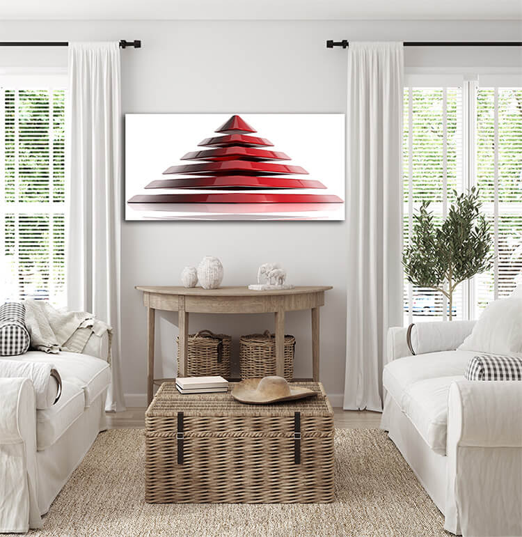 M3 0004 ML 0048 2049709 pyramid created of layered elements AOAY2550