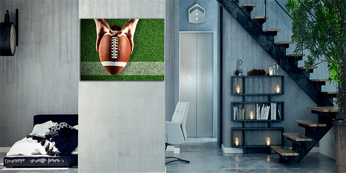 M3 0016 ML 0008 29149408 composite image of american football player holding up football AOAY2636