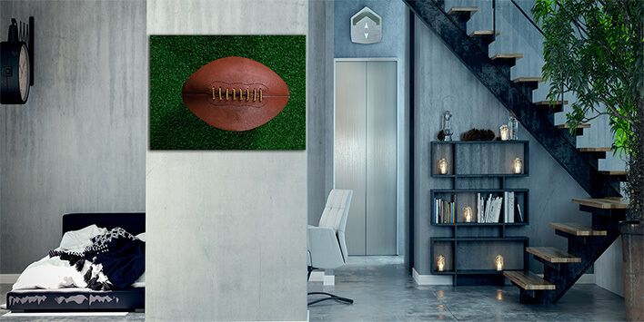 M3 0021 ML 0003 29575130 close up of american football on artificial turf AOAY2655