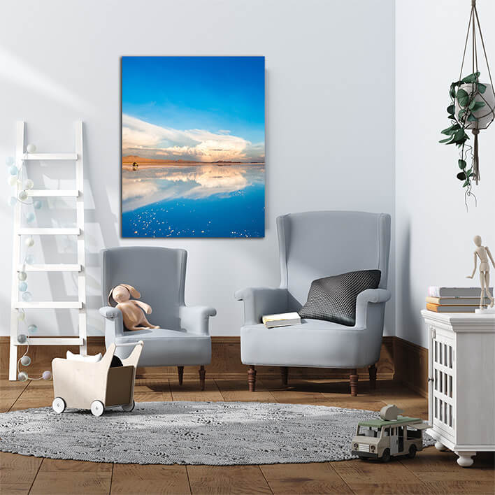 M4 0001 MP 0024 PRINT L 0000 42012942 amazing scenery spacious salar de uyuni with car on it AOAY2500