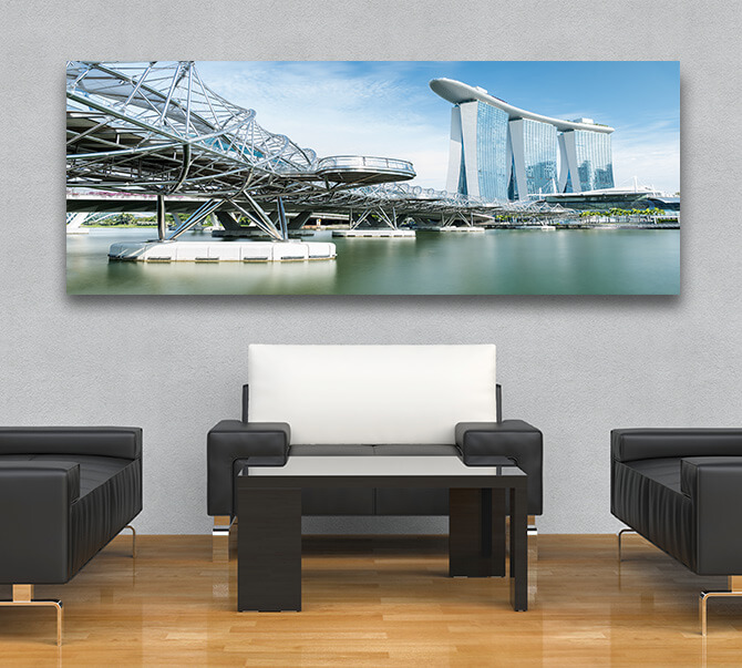 M5 0011 ML 0008 32514868 helix bridge and marina bay in the morning with blue sky AOAY2495