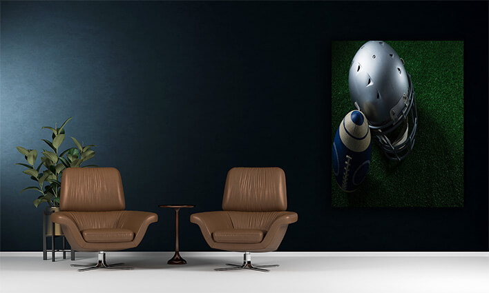 M5 0035 MP 0037 PRINT 0005 29573014 american football leaning on headgear AOAY2638