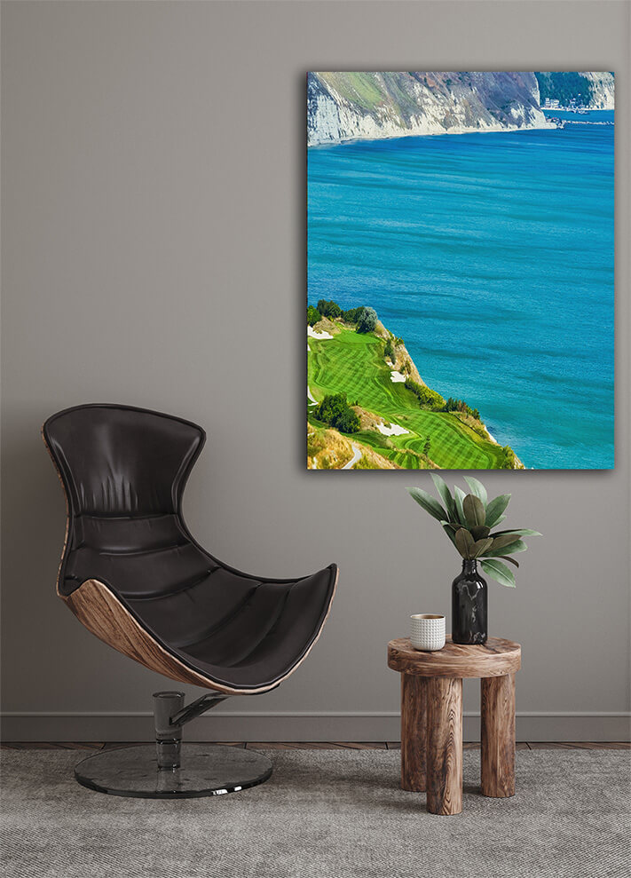 M6 0009 MP 0000s 0033 PRINT L 0048 29950738 golf course on the sea shore AOAY2280