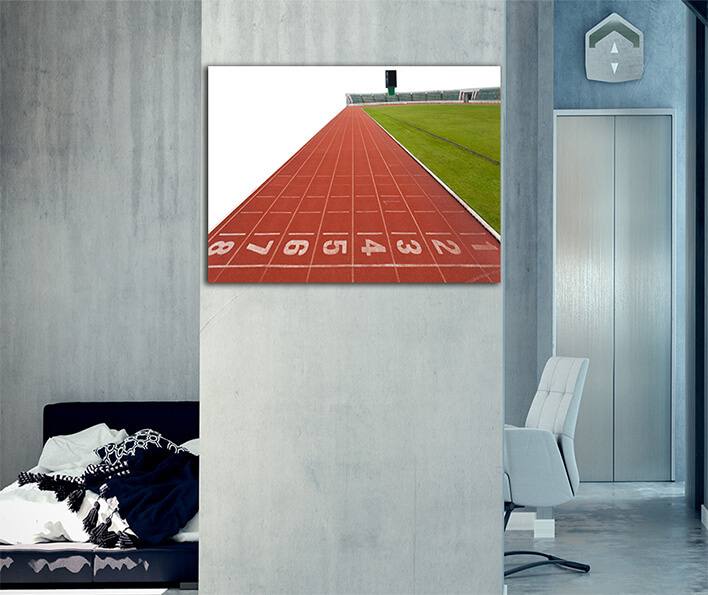M6 0029 ML 0039 4518568 isolated running track numbers in front of tracks AOAY2602