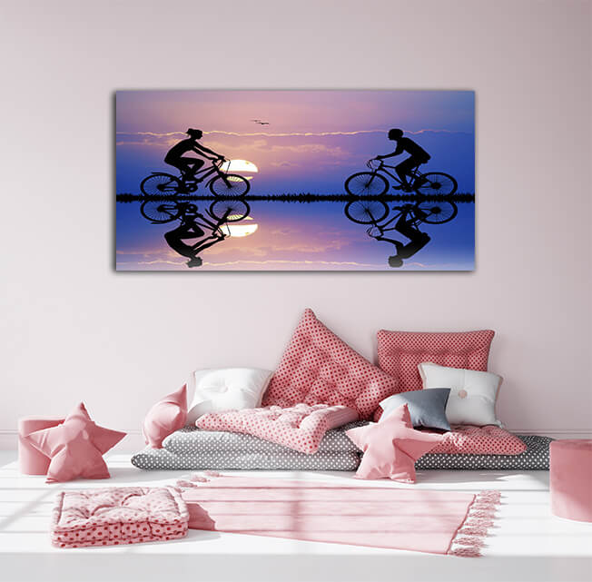 M6 0030 MOCKUPS LAND 0046 14236846 cyclist at sunset AOAY2183