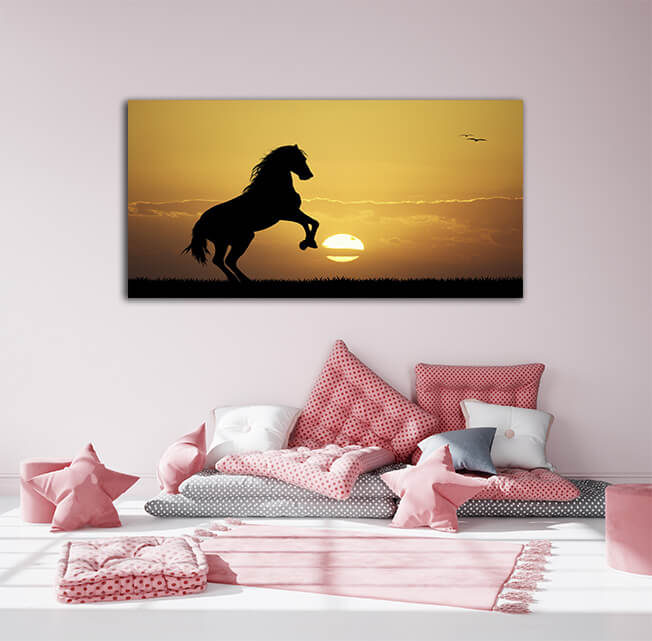 M6 0033 MOCKUPS LAND 0043 14274534 horse at sunset AOAY2186
