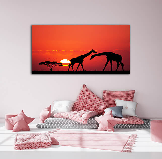 M6 0043 MOCKUPS LAND 0033 21379936 giraffe silhouette at sunset AOAY2196