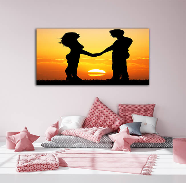 M6 0067 MOCKUPS LAND 0009 25887566 couple lovers silhouette at sunset AOAY2217