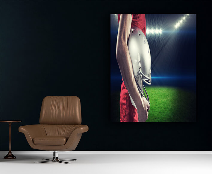 M7 0001 MP 0029 PRINT 0013 20186078 composite image of american football player with helmet AOAY2628