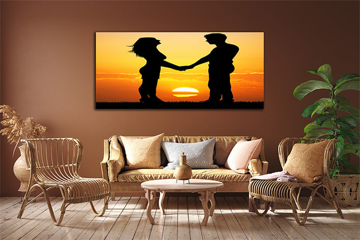 M7 0068 MOCKUPS LAND 0009 25887566 couple lovers silhouette at sunset AOAY2217