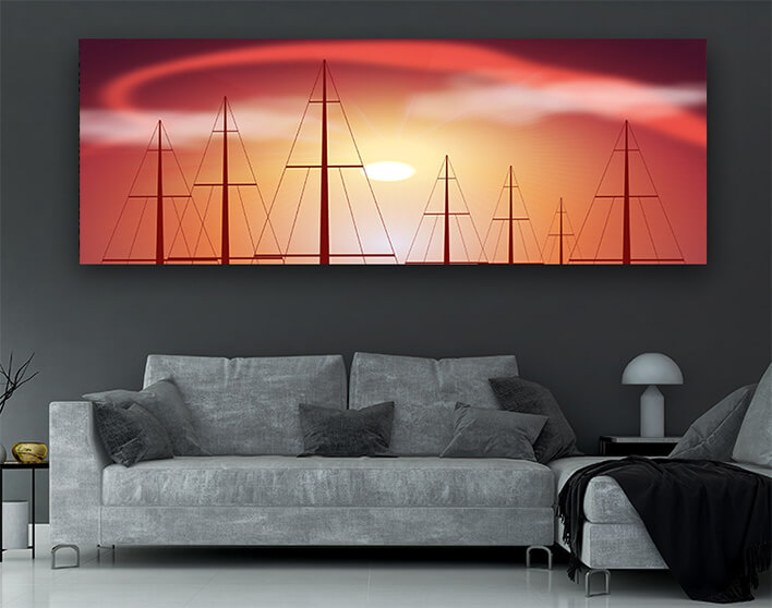 M8 0033 ML 0019 21248684 tops of yacht masts at sunset AOAY2579