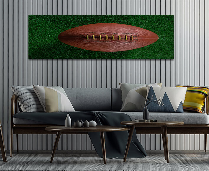 M9 0020 ML 0003 29575130 close up of american football on artificial turf AOAY2655