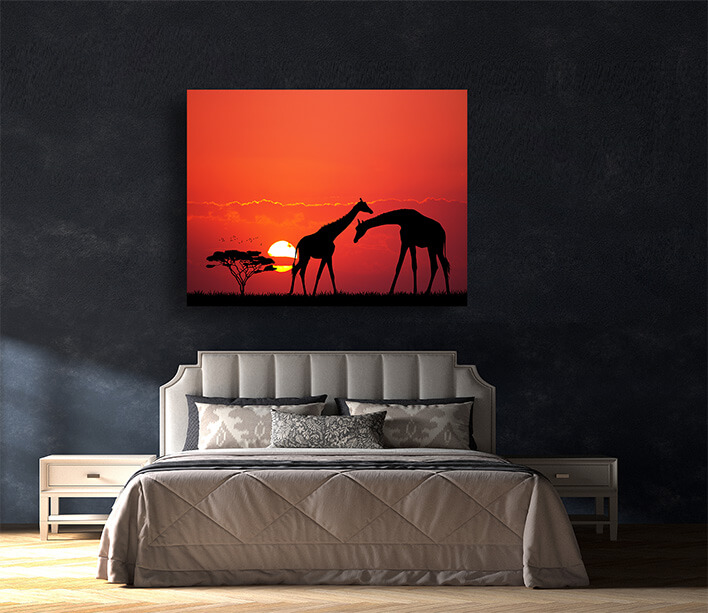 M9 0026 MOCKUPS LAND 0033 21379936 giraffe silhouette at sunset AOAY2196