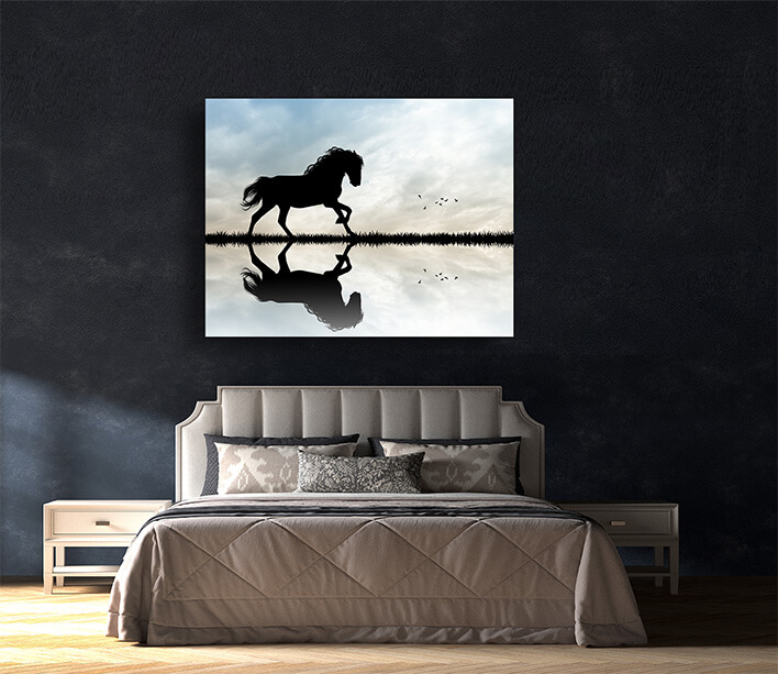 M9 0055 MOCKUPS LAND 0022 22870886 horse gallop at sunset AOAY2207