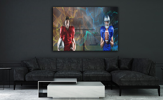2M 0007 ML 0017 29653518 american football players blue and red AOAY2666