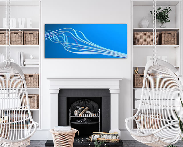 2M 0023 ML 0052 2866499 bound metallic wires on a light background in blue tones AOAY2848