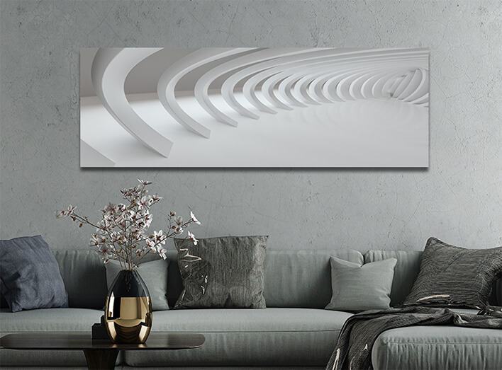 5M 0007 ML 0008 27841210 3d rendering white interior building structure AOAY2983