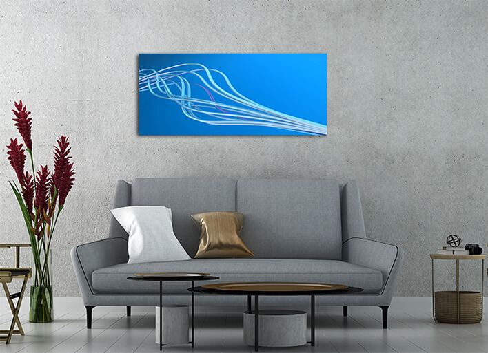 7M 0025 ML 0052 2866499 bound metallic wires on a light background in blue tones AOAY2848