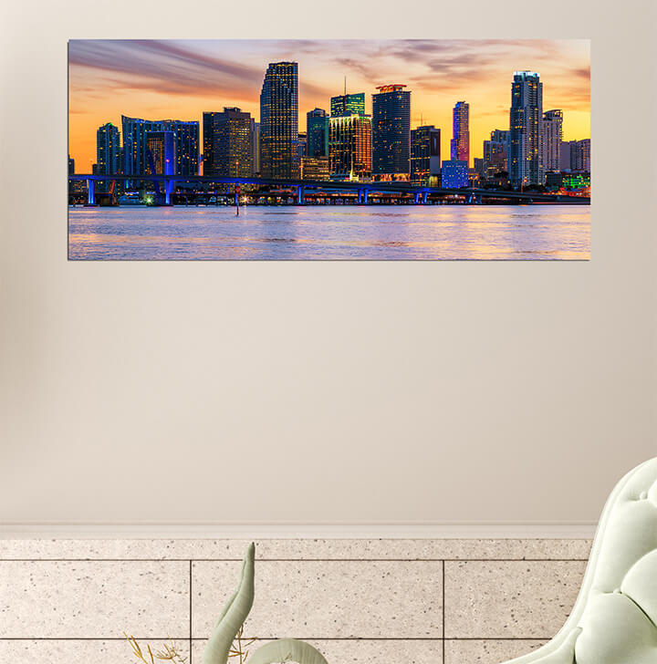 A16 0009 MP 0009 11998096 panoramic sunset miami AOAY3116