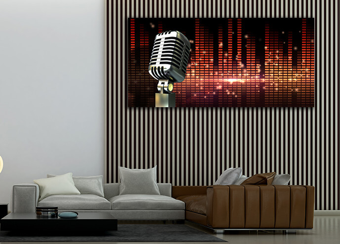 H2 0068 ML 0047 20603900 digitally generated retro chrome microphone AOAY2763