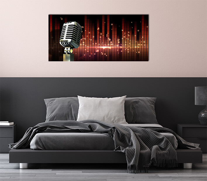 H3 0069 ML 0047 20603900 digitally generated retro chrome microphone AOAY2763