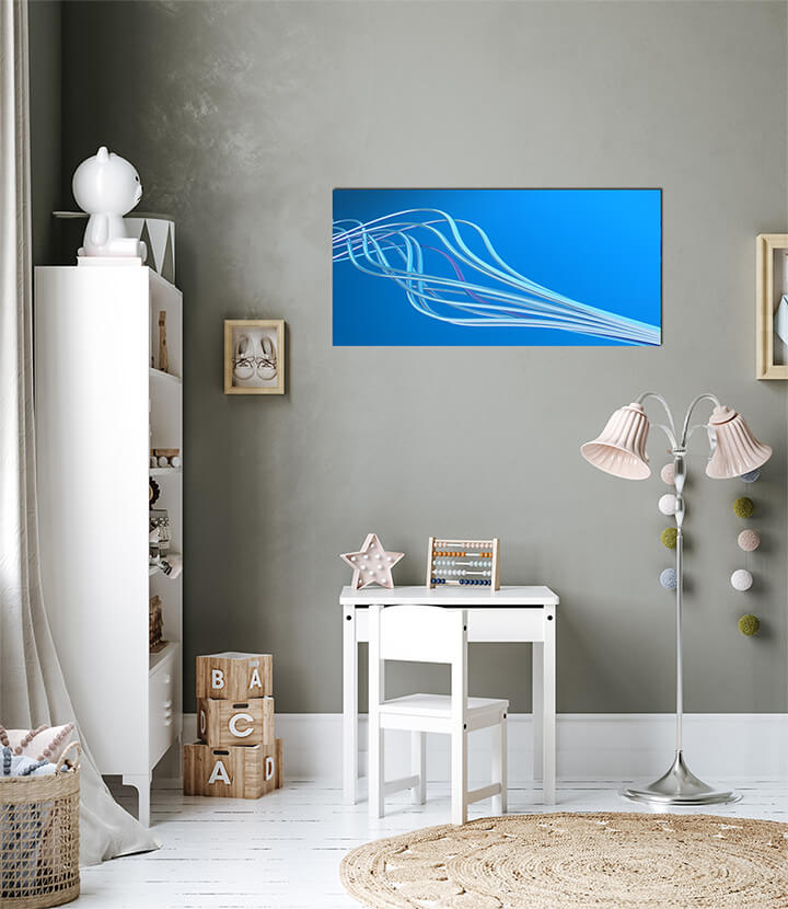 M1 0023 ML 0052 2866499 bound metallic wires on a light background in blue tones AOAY2848